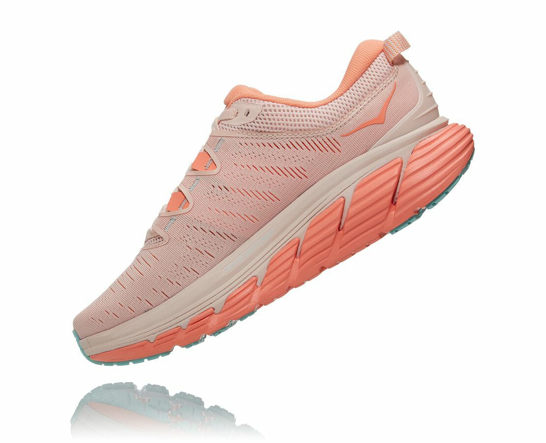 HOKA Silver Peony / Cantaloupe - Women's Gaviota 3