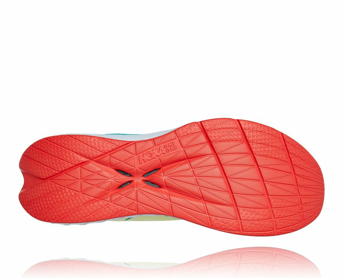 HOKA Luminary Green / Hot Coral - Men's Carbon X 2