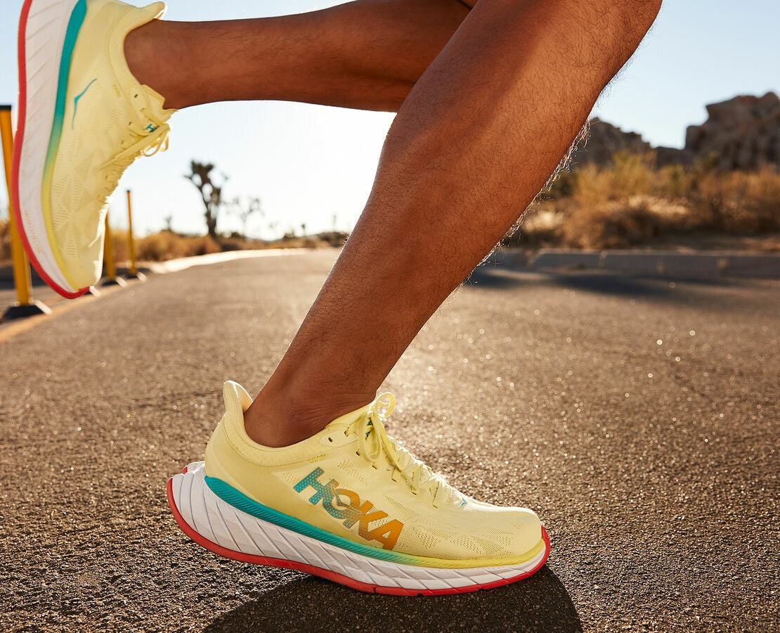 HOKA Luminary Green / Hot Coral - Men's Carbon X 2