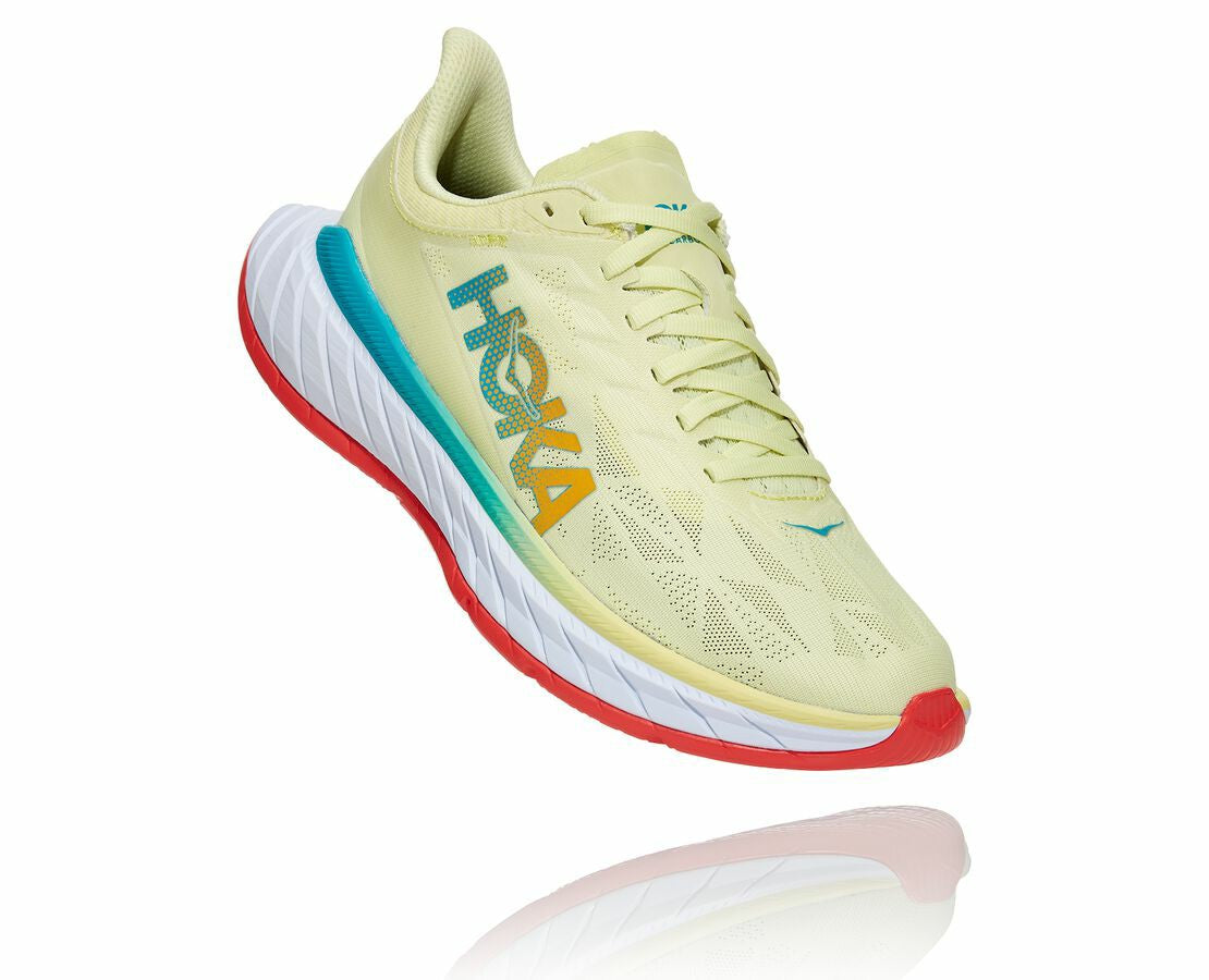 HOKA Luminary Green / Hot Coral - Women's Carbon X 2