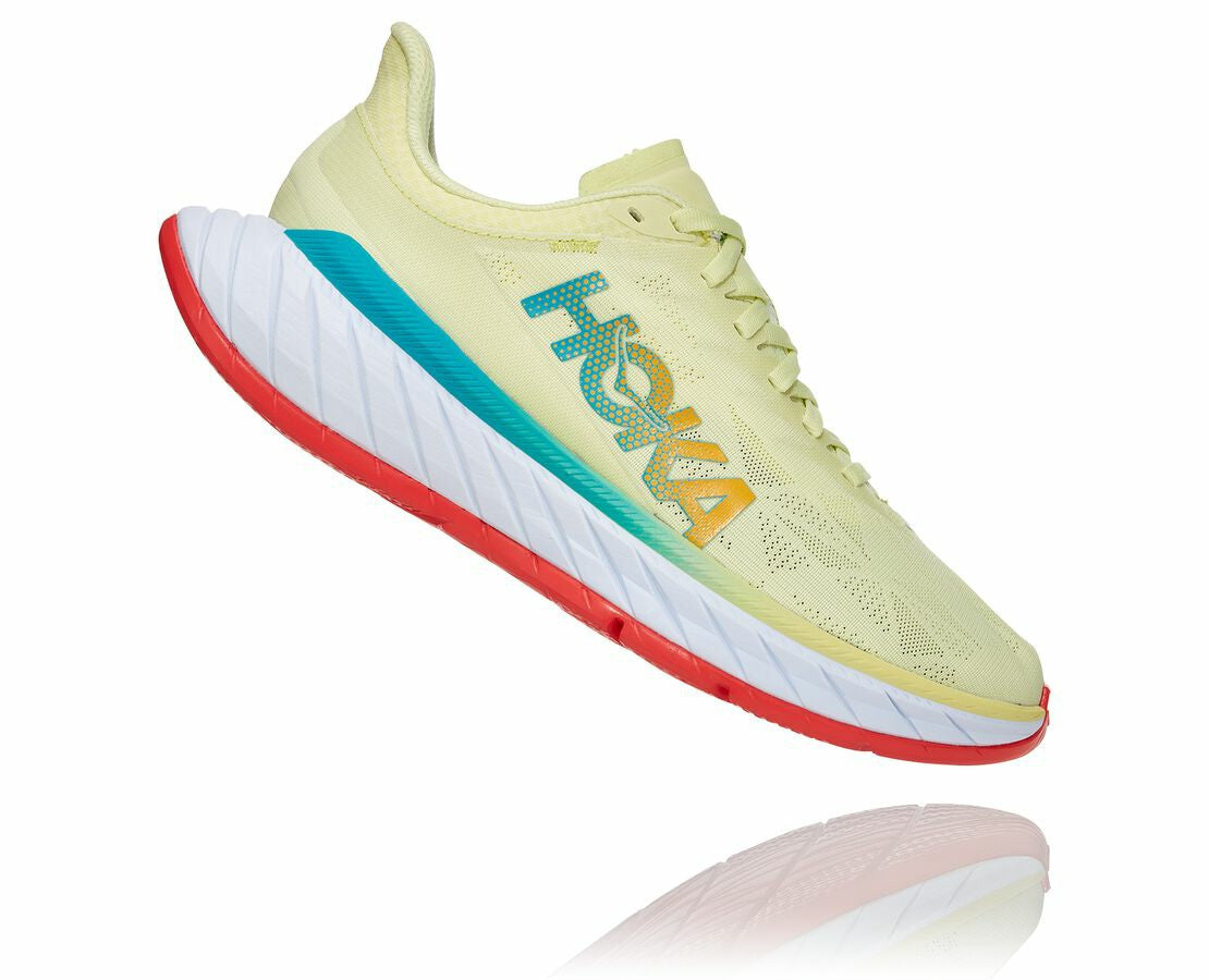 HOKA Luminary Green / Hot Coral - Women's Carbon X 2
