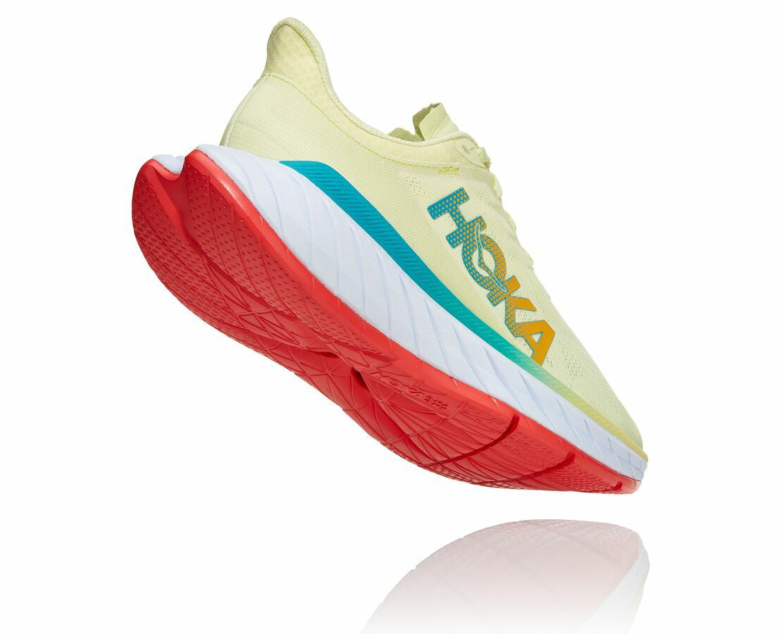 HOKA Luminary Green / Hot Coral - Women's Carbon X 2