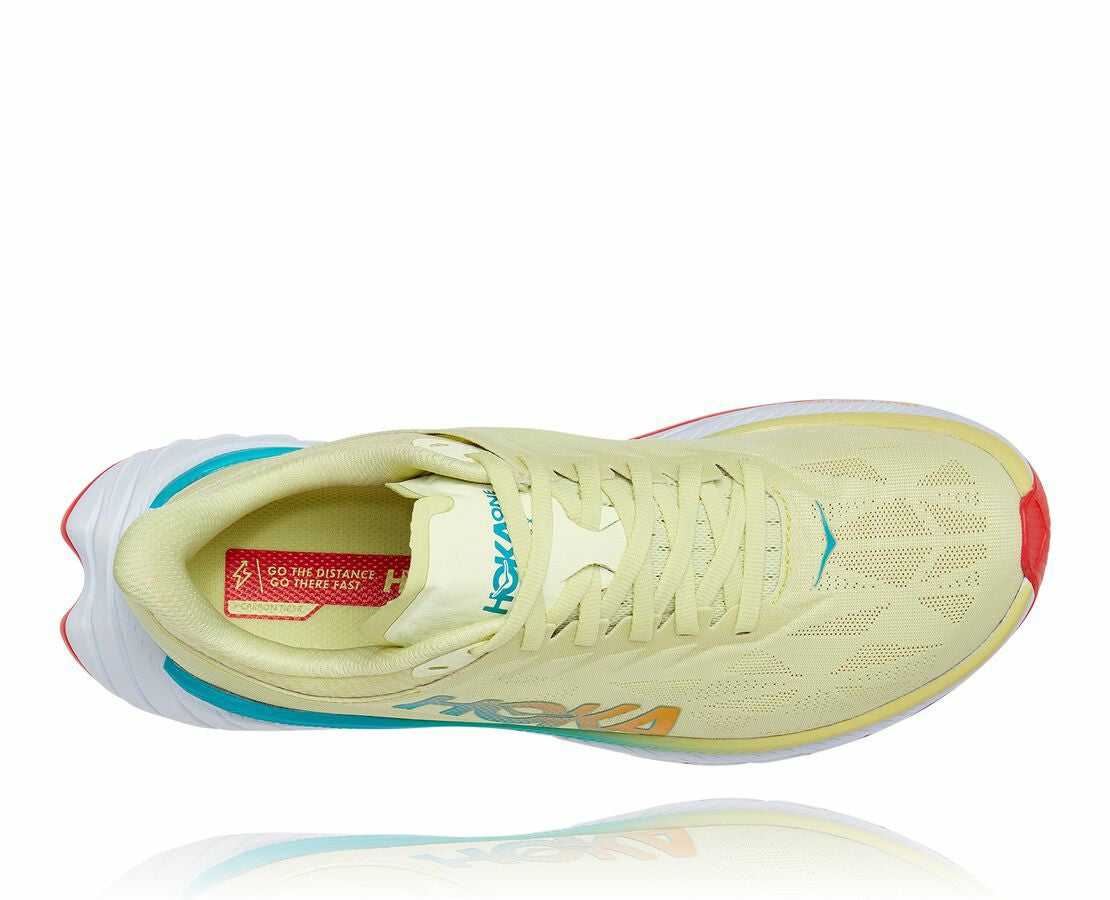HOKA Luminary Green / Hot Coral - Women's Carbon X 2