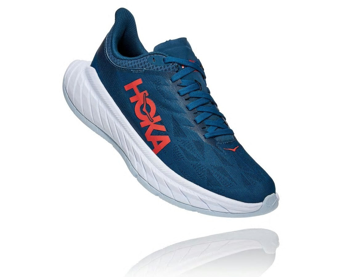 HOKA Moroccan Blue / Hot Coral - Women's Carbon X 2
