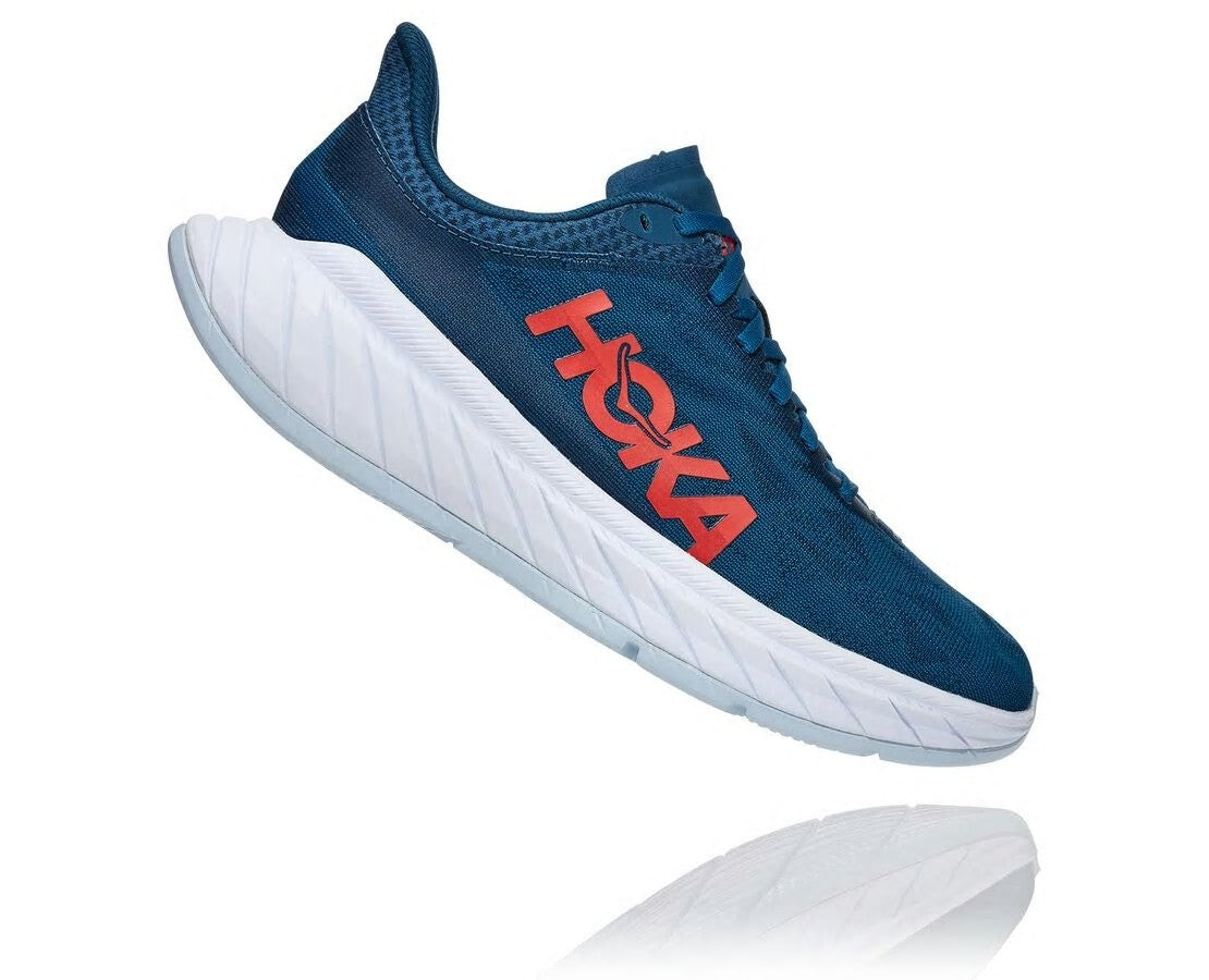 HOKA Moroccan Blue / Hot Coral - Women's Carbon X 2