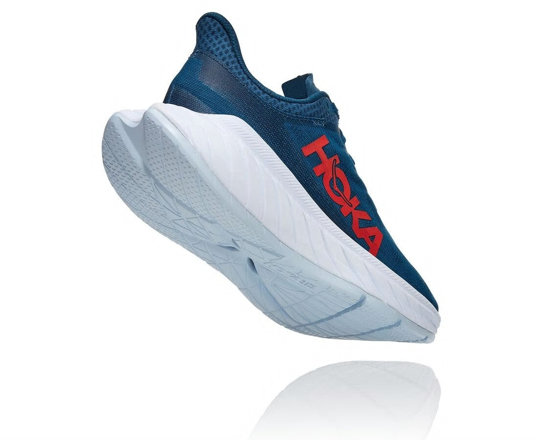 HOKA Moroccan Blue / Hot Coral - Women's Carbon X 2