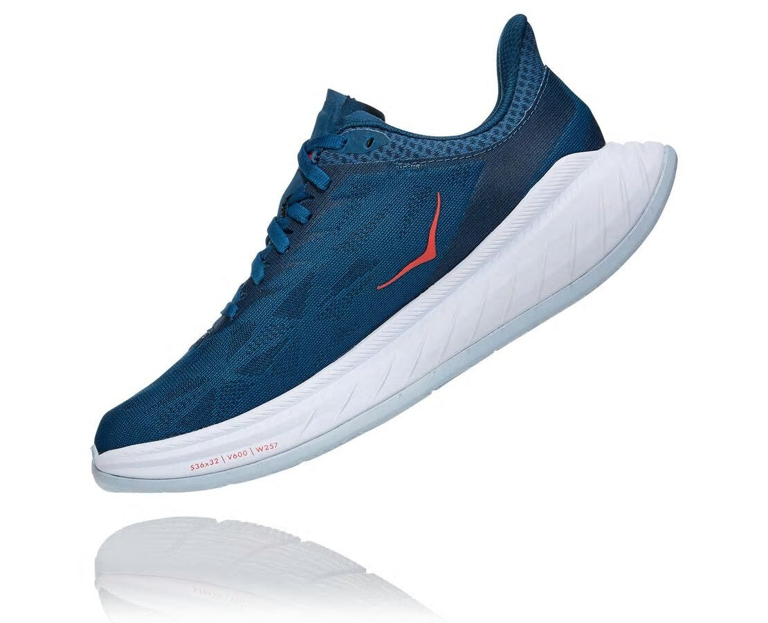 HOKA Moroccan Blue / Hot Coral - Women's Carbon X 2