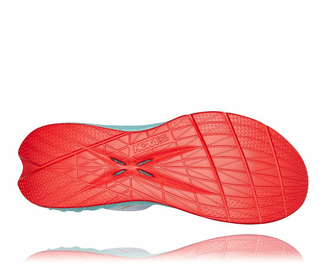 HOKA White / Blazing Orange - Women's Carbon X 2