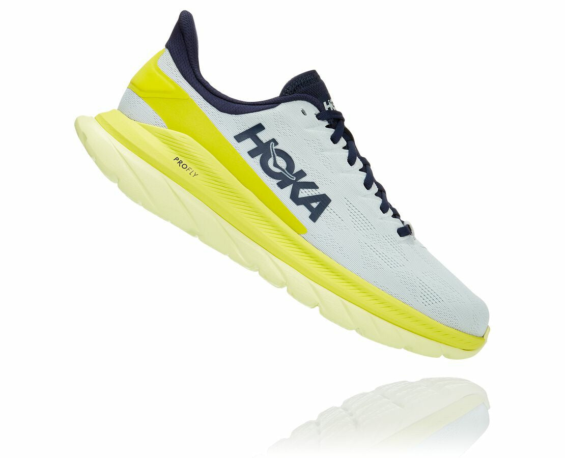 HOKA Blue Flower / Citrus - Men's Mach 4