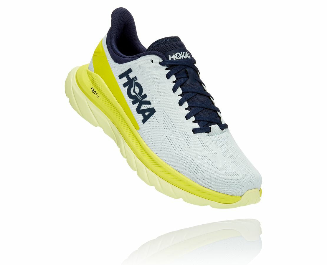 HOKA Blue Flower / Citrus - Men's Mach 4