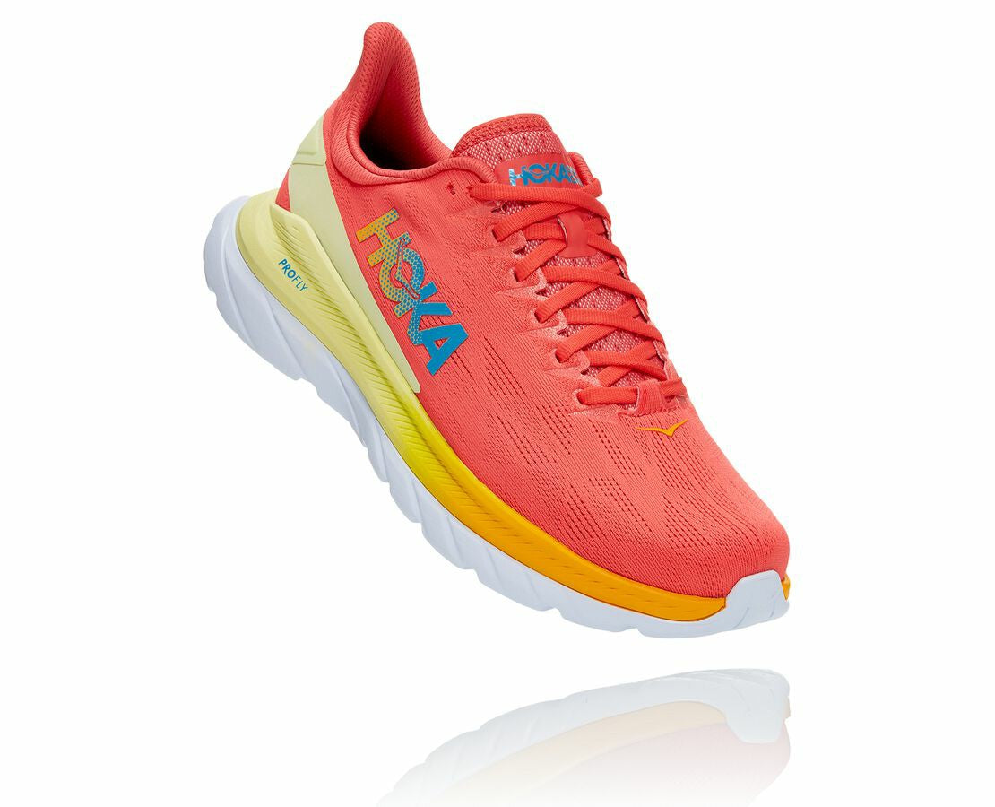 HOKA Hot Coral / Saffron - Men's Mach 4