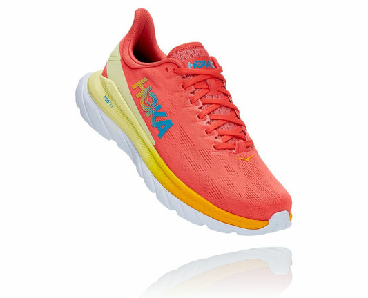 HOKA Hot Coral / Saffron - Men's Mach 4