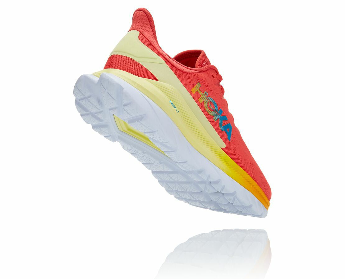 HOKA Hot Coral / Saffron - Men's Mach 4