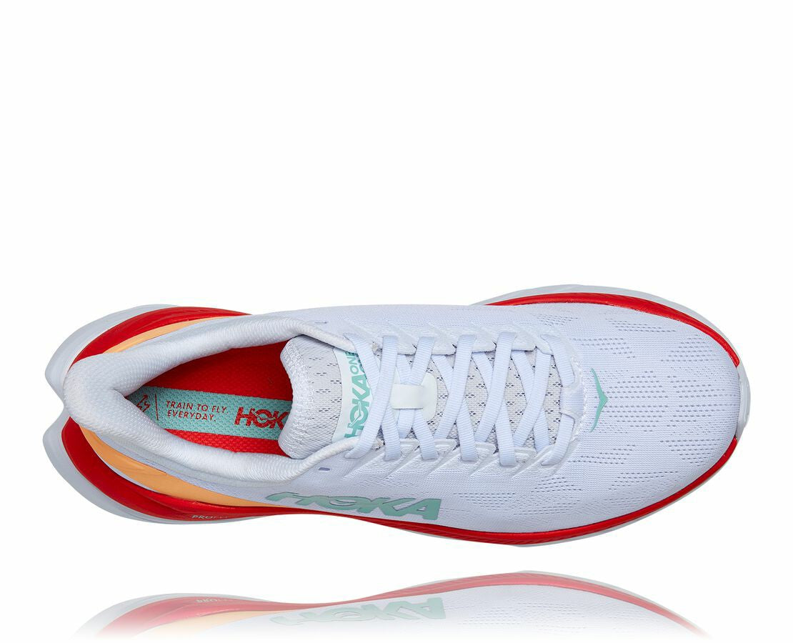 HOKA White / Fiesta - Men's Mach 4