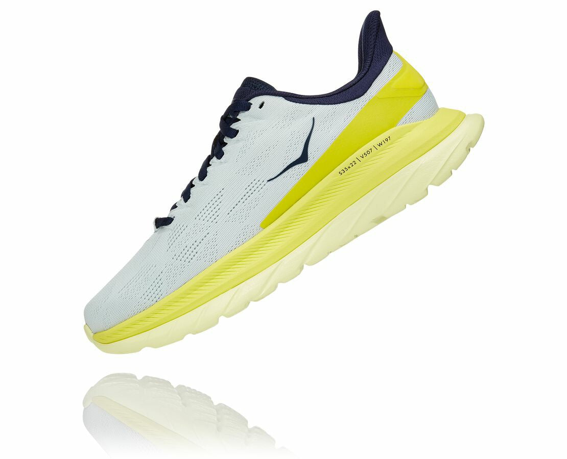 HOKA Blue Flower / Citrus - Women's Mach 4