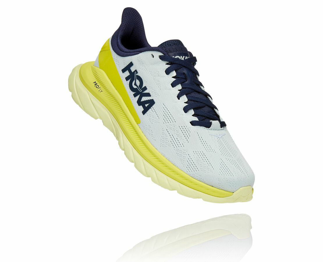 HOKA Blue Flower / Citrus - Women's Mach 4