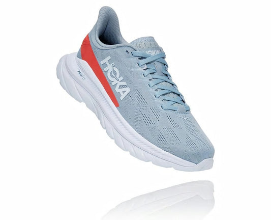 HOKA Blue Fog / Hot Coral - Women's Mach 4
