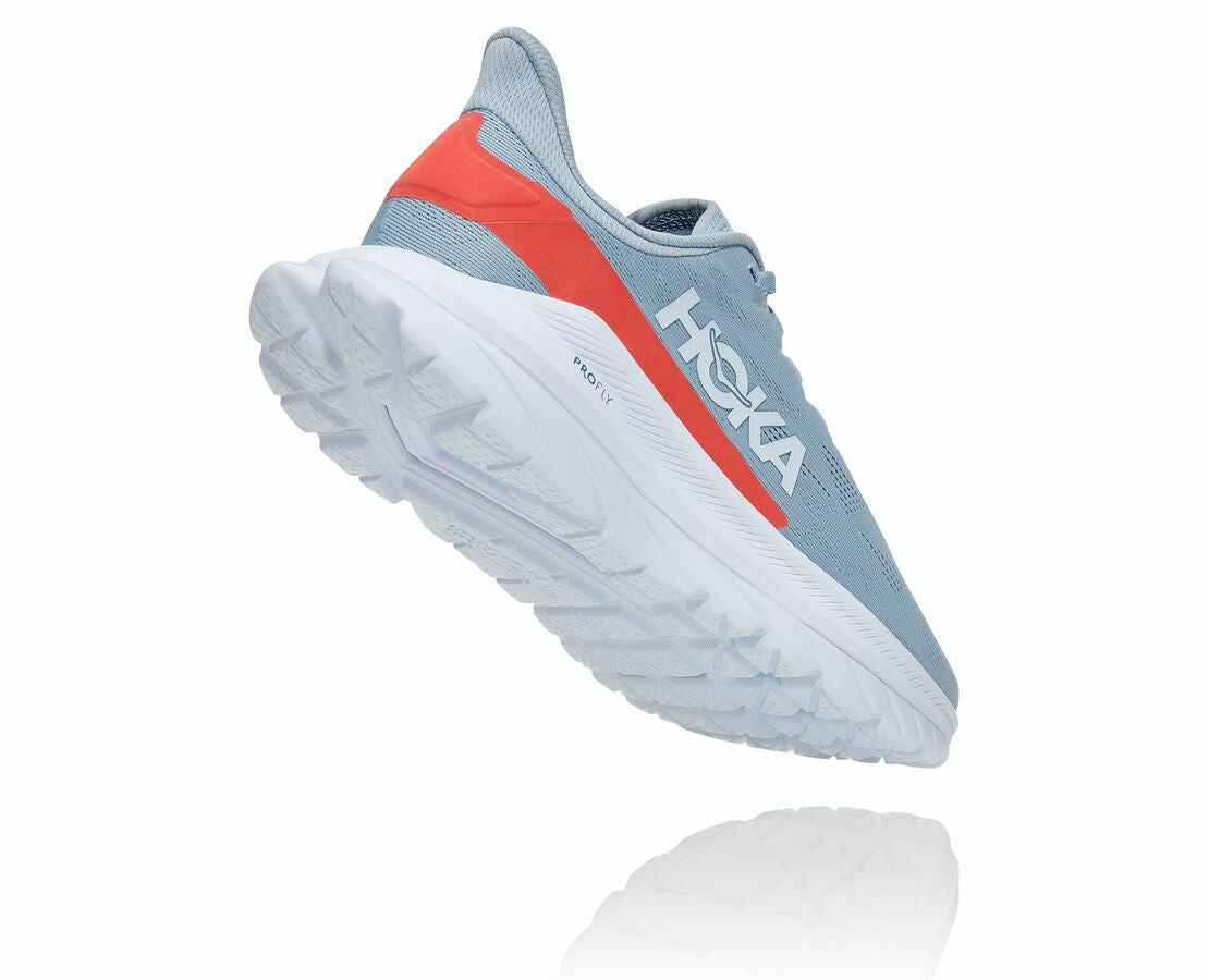 HOKA Blue Fog / Hot Coral - Women's Mach 4