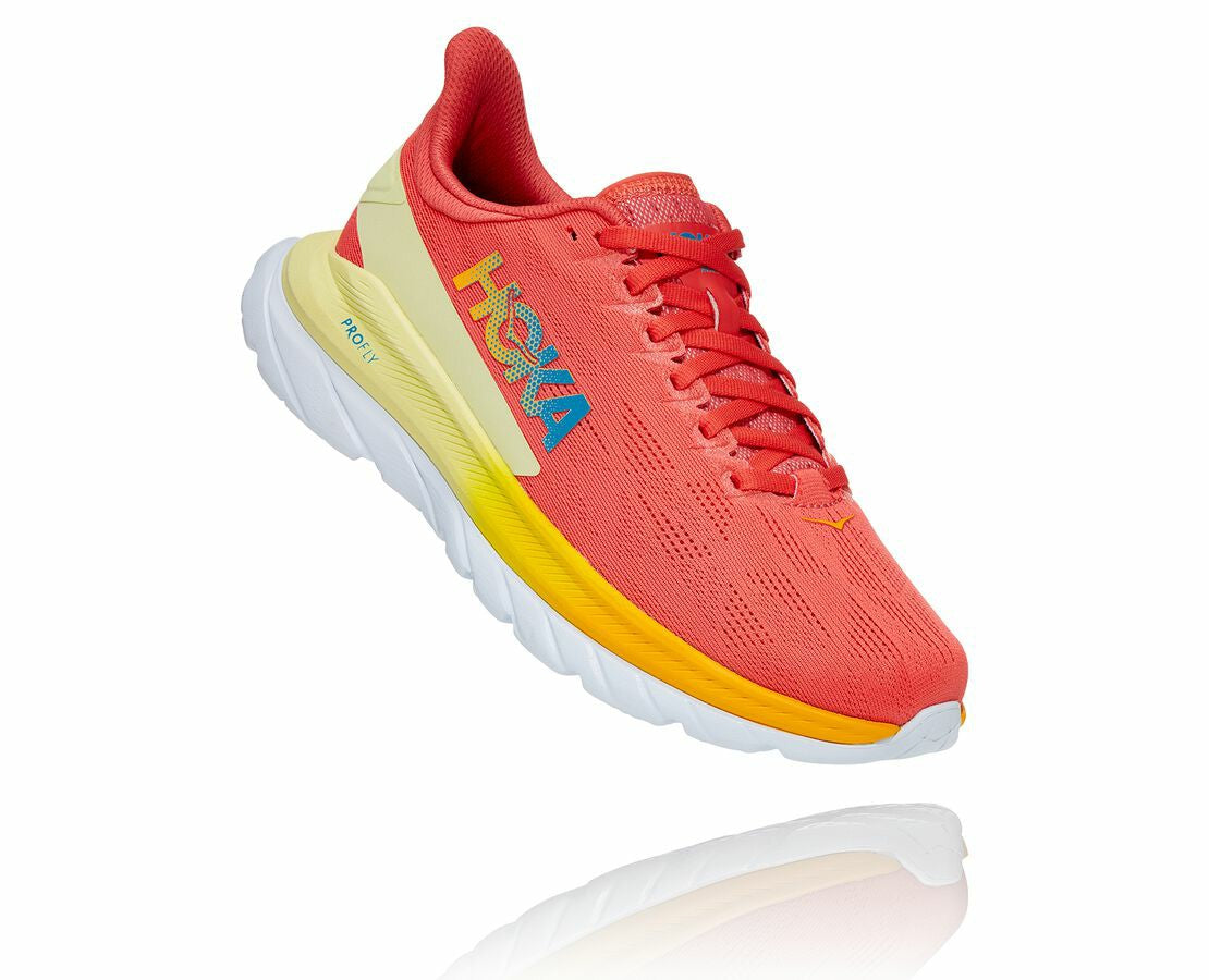 HOKA Hot Coral / Saffron - Women's Mach 4