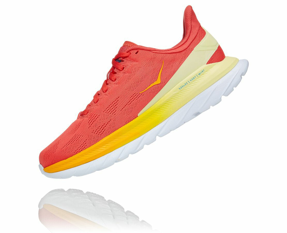 HOKA Hot Coral / Saffron - Women's Mach 4