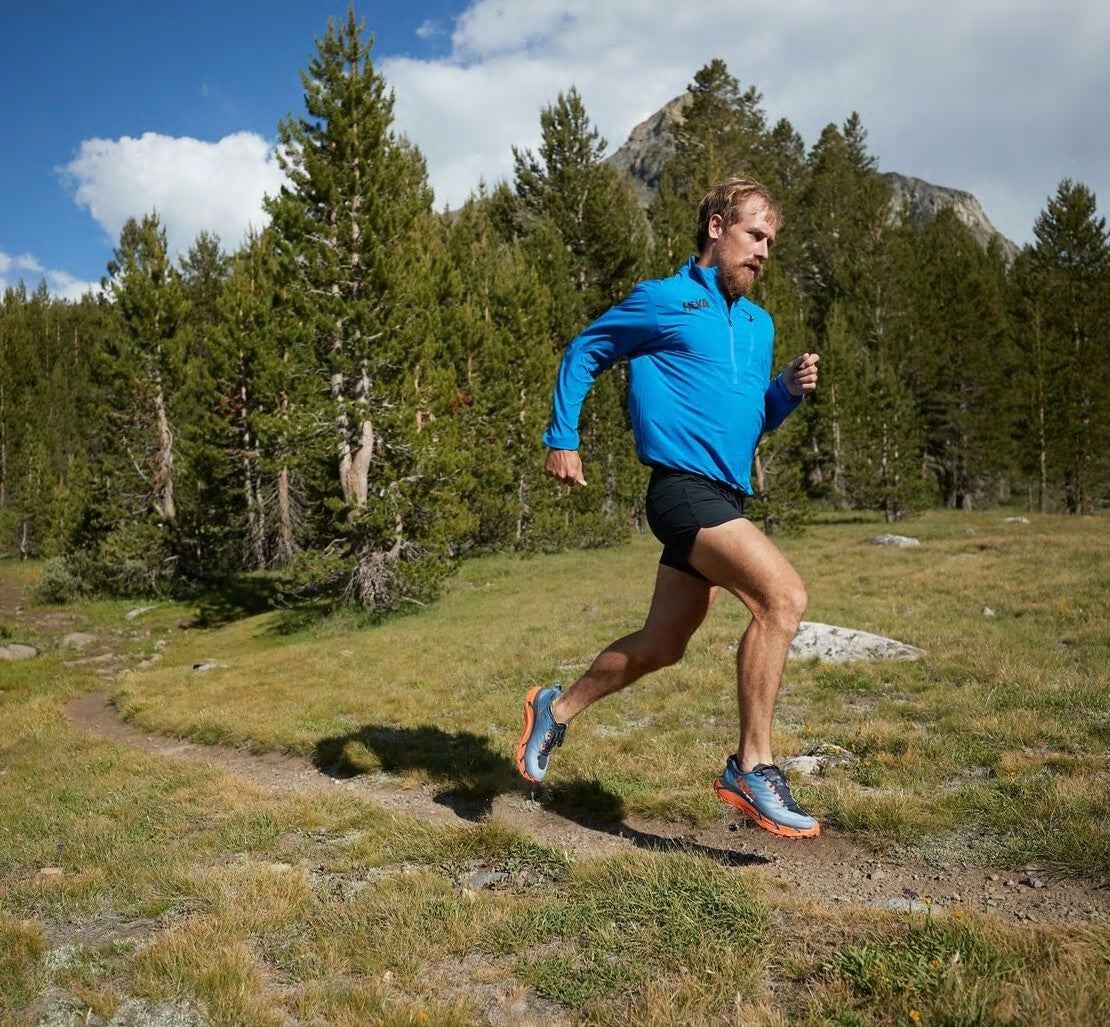 HOKA Provincial Blue / Carrot - Men's Mafate Speed 3