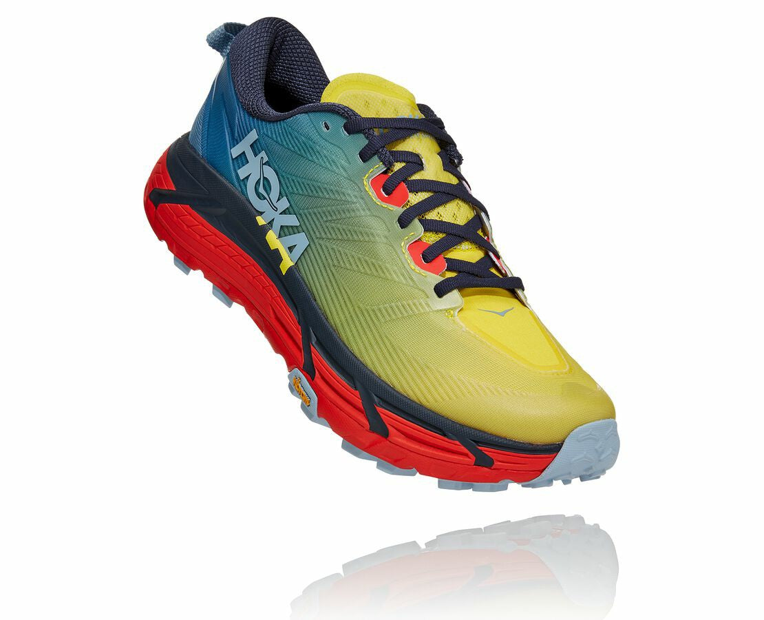 HOKA Provincial Blue / Fiesta - Men's Mafate Speed 3