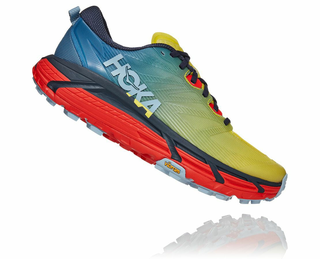 HOKA Provincial Blue / Fiesta - Men's Mafate Speed 3