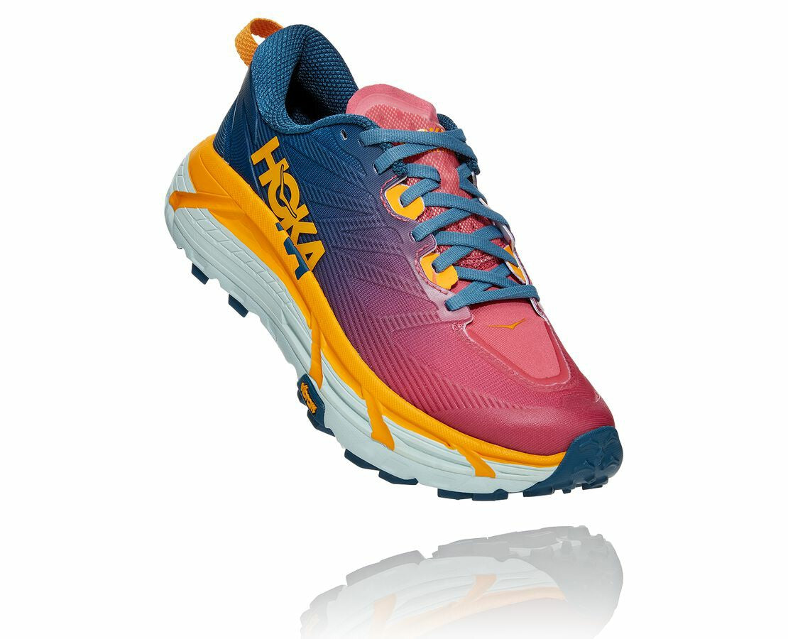 HOKA Moroccan Blue / Saffron - Women's Mafate Speed 3