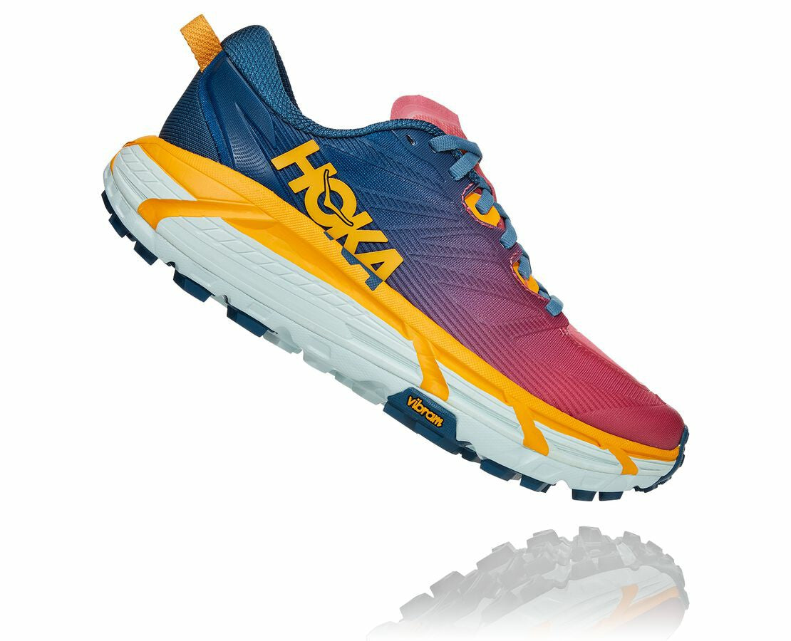 HOKA Moroccan Blue / Saffron - Women's Mafate Speed 3