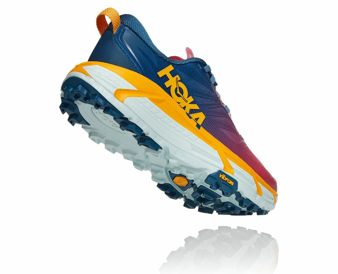 HOKA Moroccan Blue / Saffron - Women's Mafate Speed 3