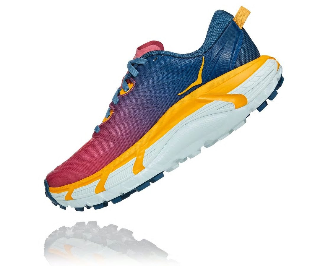 HOKA Moroccan Blue / Saffron - Women's Mafate Speed 3