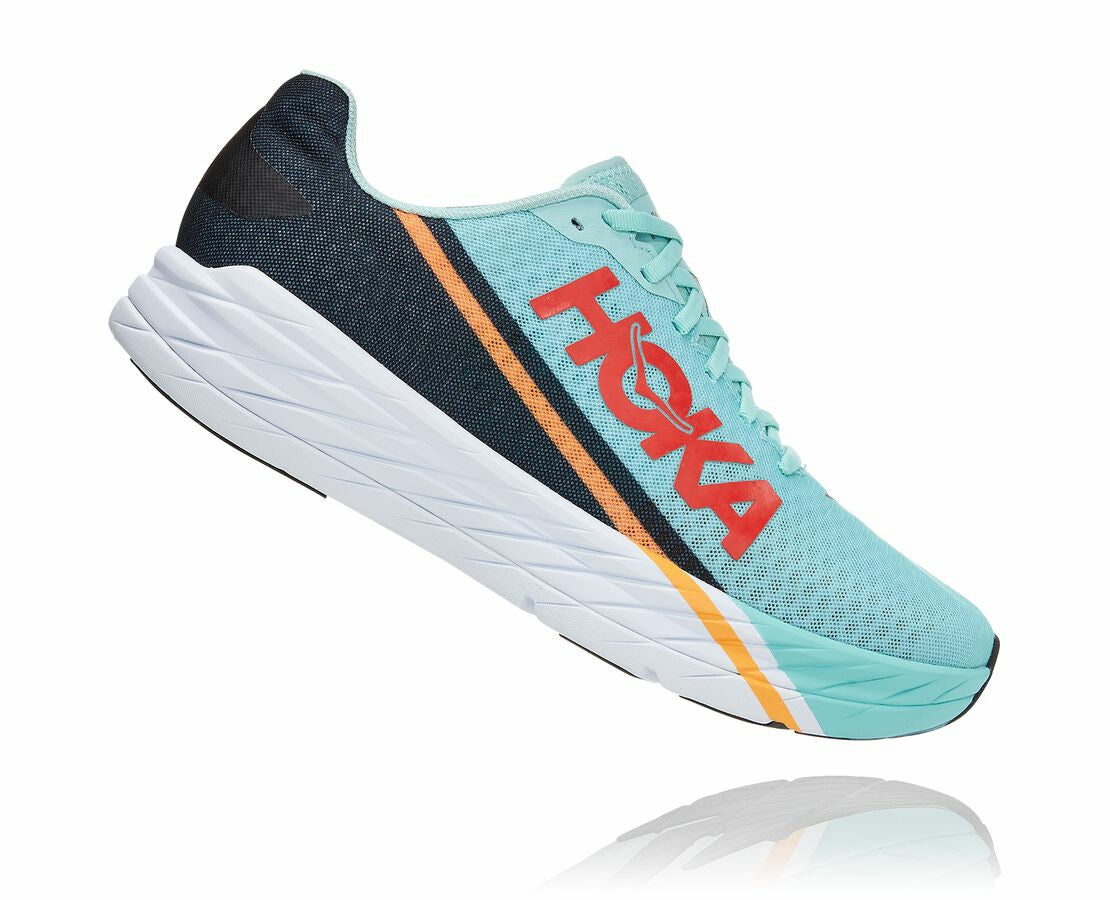 HOKA Eggshell Blue / Black - All Gender Rocket X