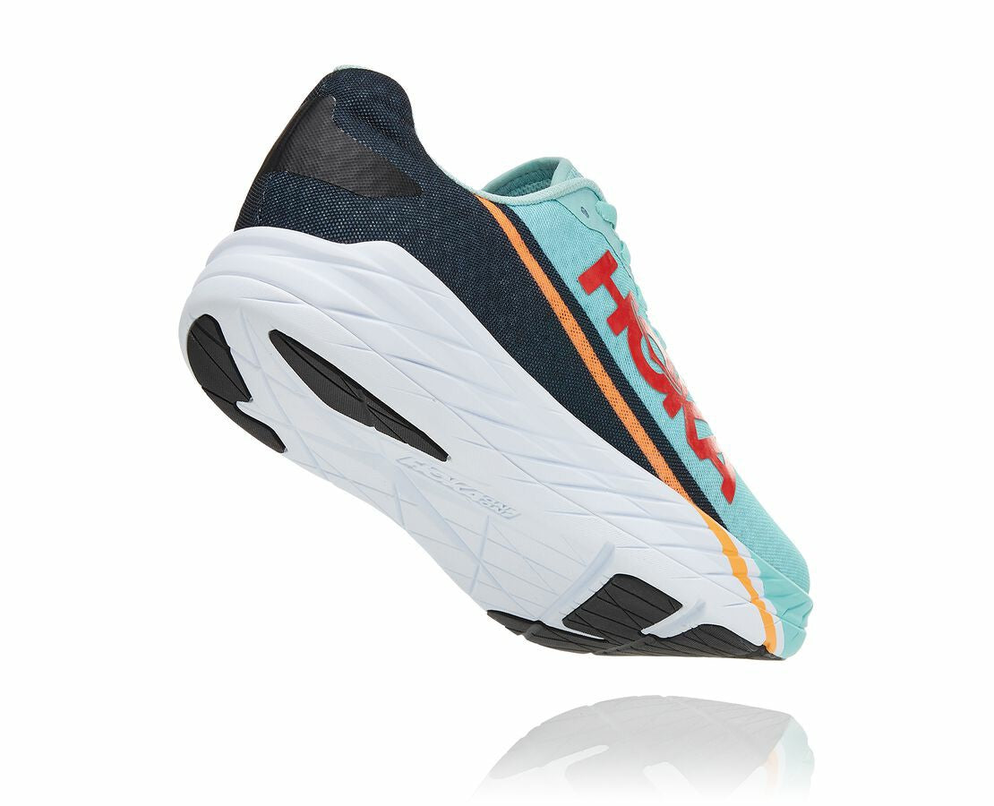 HOKA Eggshell Blue / Black - All Gender Rocket X