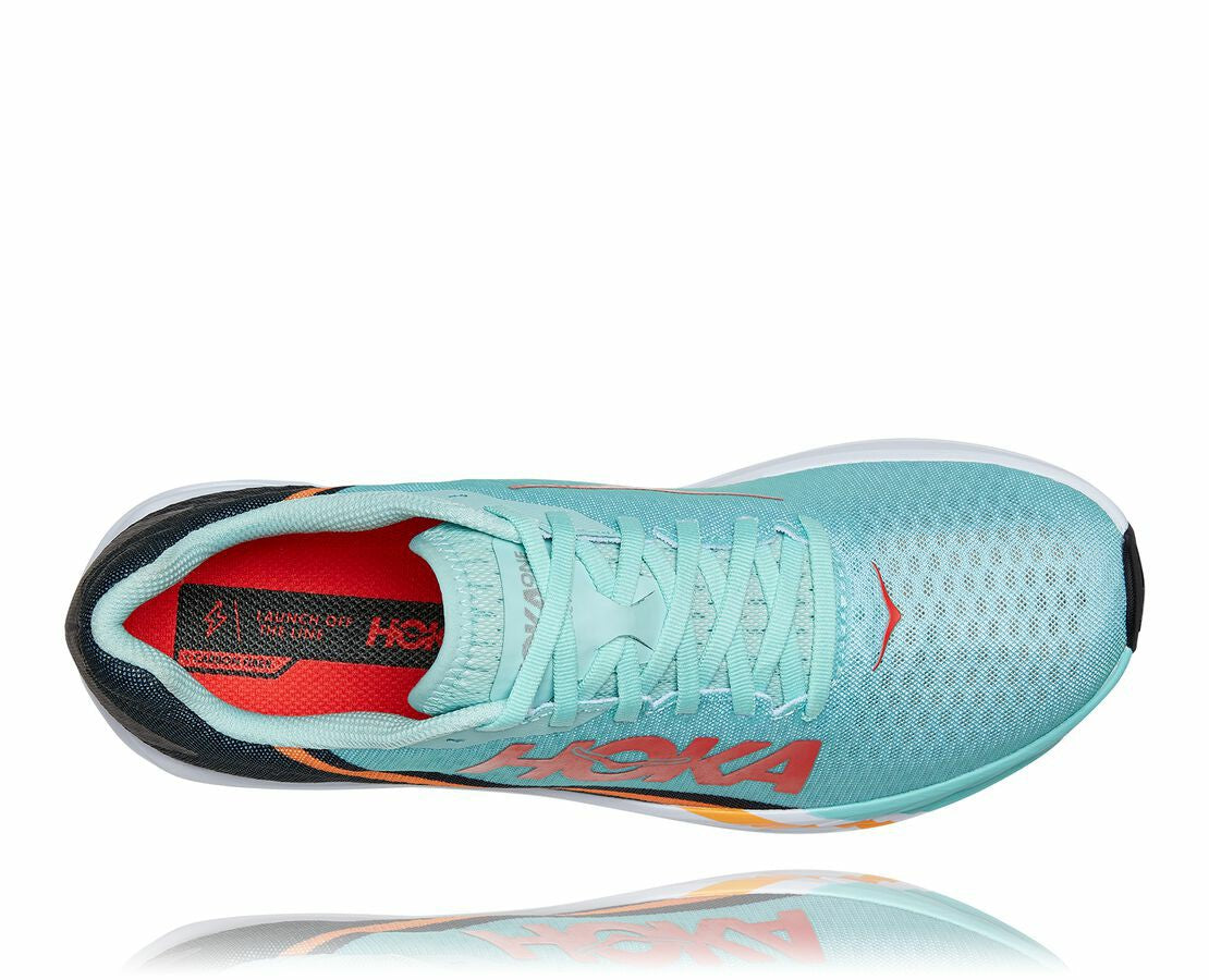 HOKA Eggshell Blue / Black - All Gender Rocket X