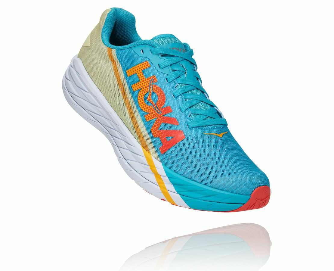 HOKA Scuba Blue / Luminary Green - All Gender Rocket X