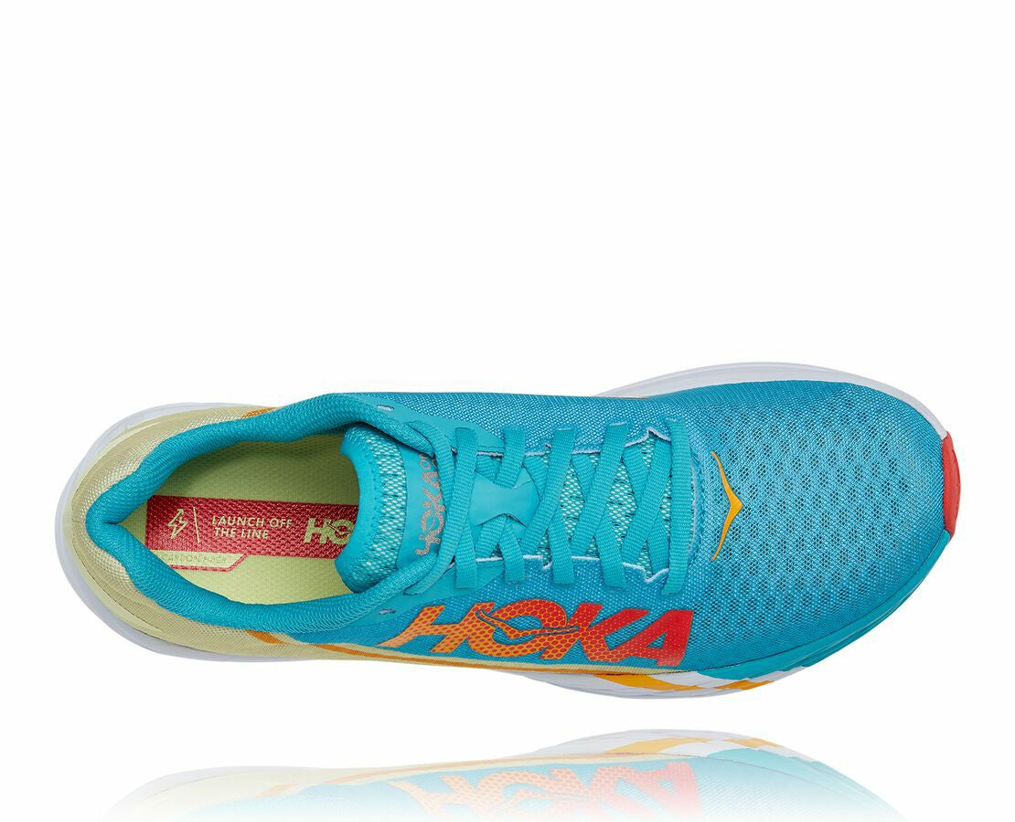 HOKA Scuba Blue / Luminary Green - All Gender Rocket X