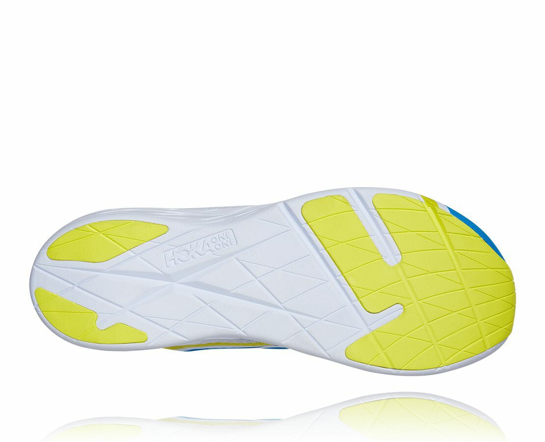HOKA White / Diva Blue - All Gender Rocket X