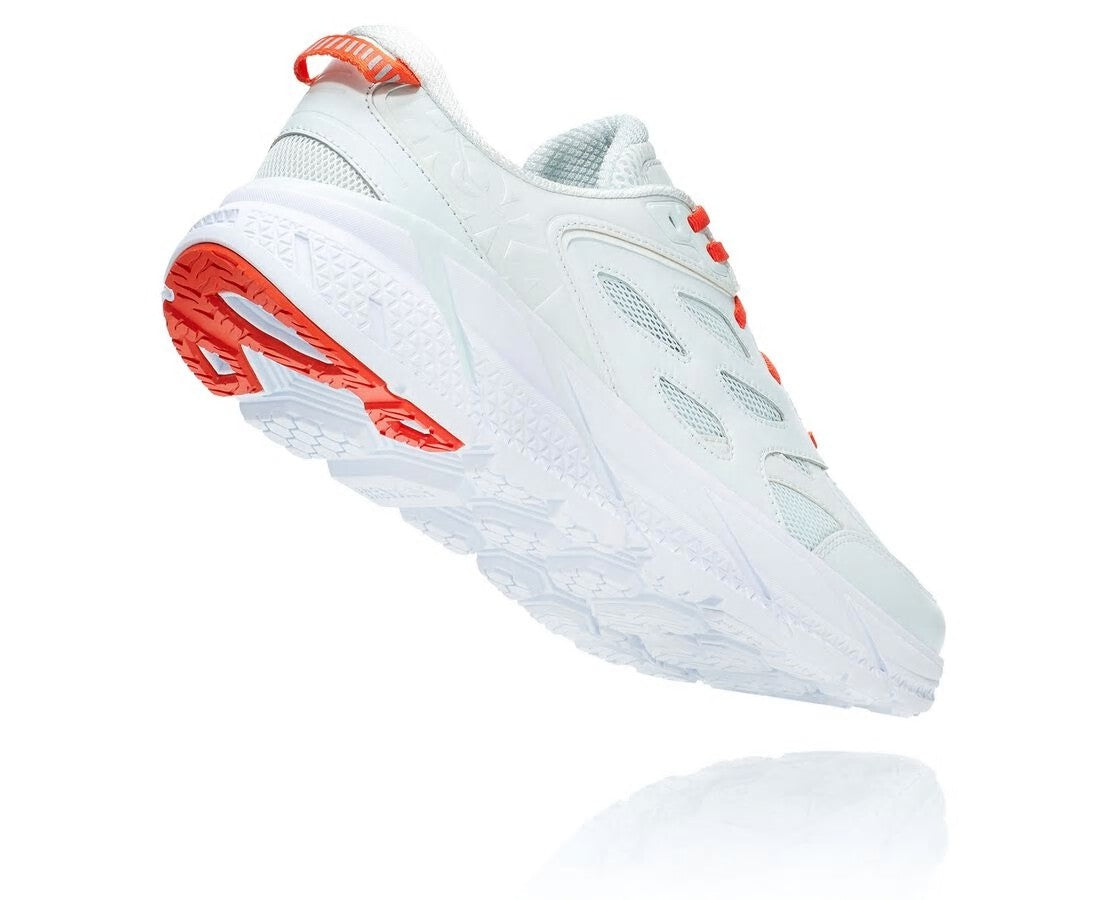 HOKA Wan Blue / Mandarin Red - All Gender Clifton L