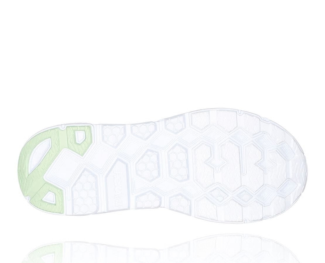 HOKA White / Green Ash - All Gender Clifton L
