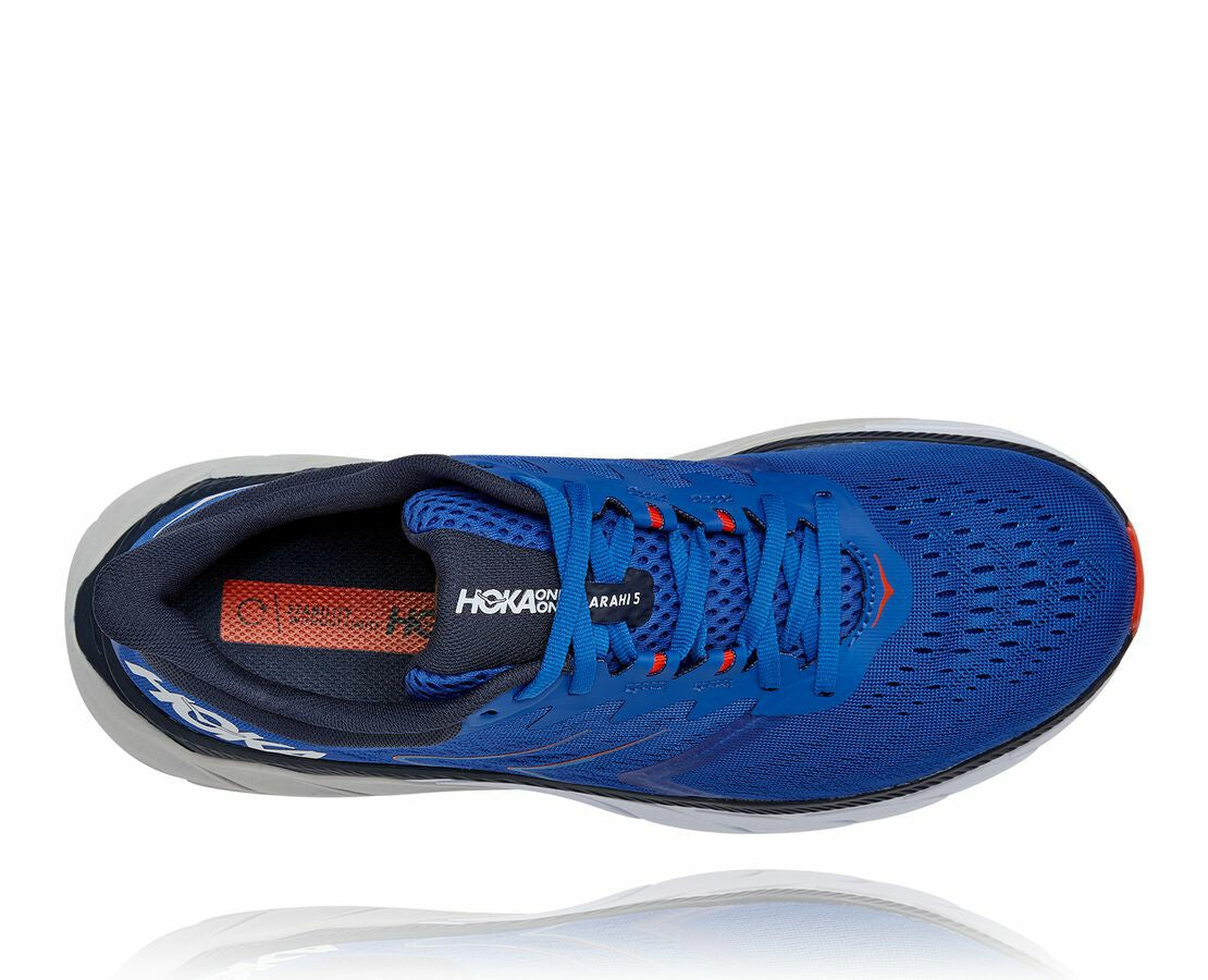 HOKA Turkish Sea / White - Men's Arahi 5