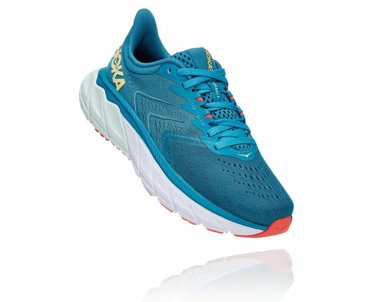 HOKA Mosaic Blue / Luminary Green - Women's Arahi 5