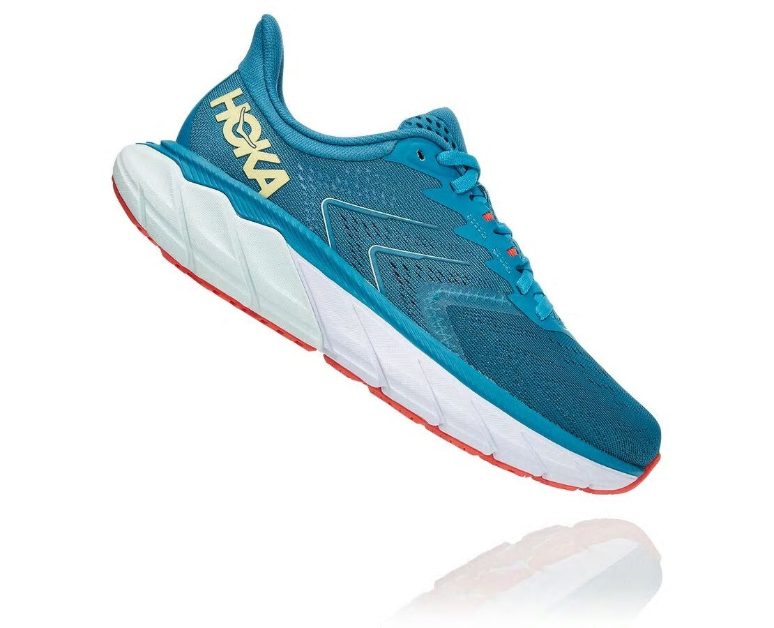 HOKA Mosaic Blue / Luminary Green - Women's Arahi 5