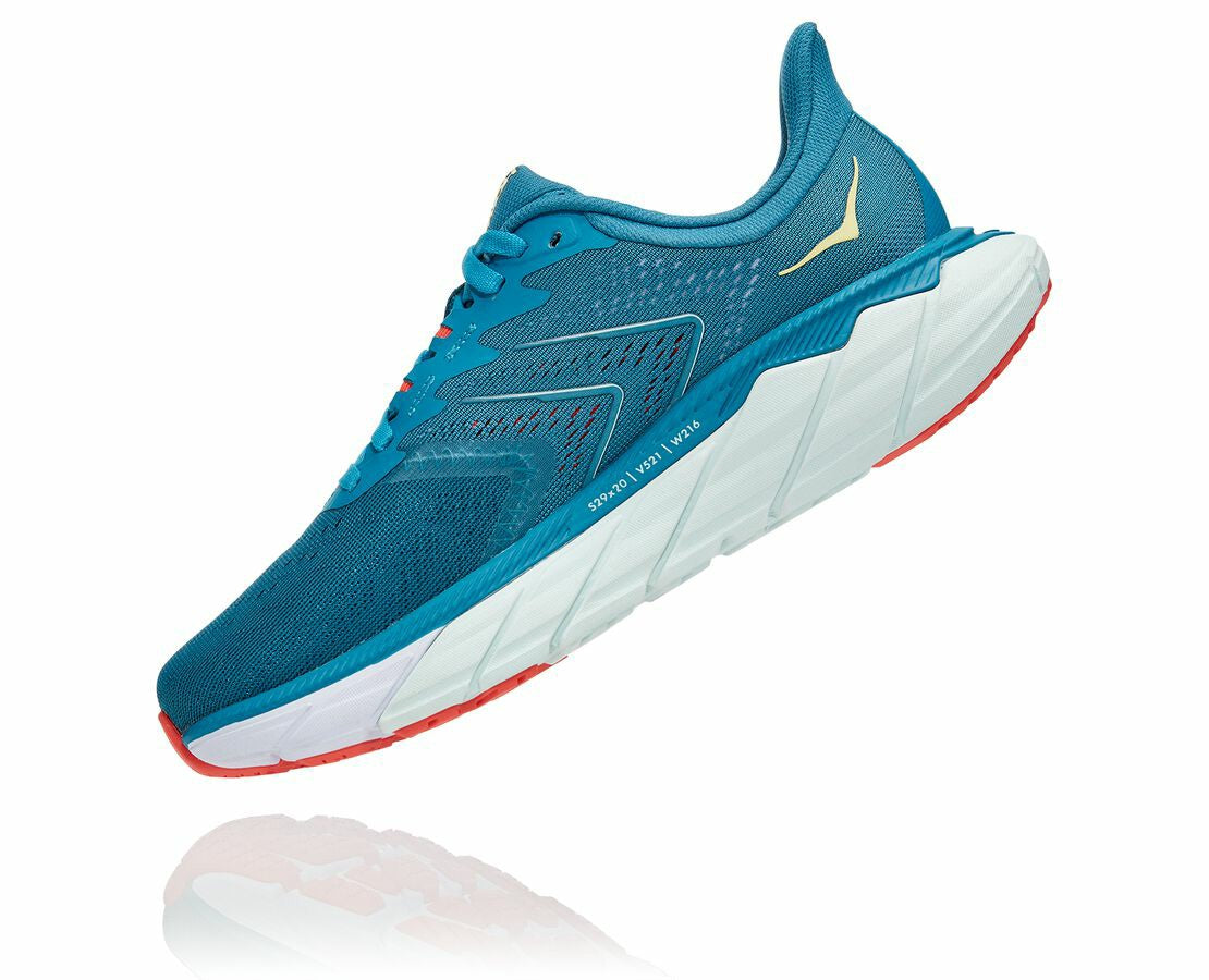 HOKA Mosaic Blue / Luminary Green - Women's Arahi 5