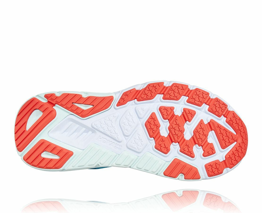 HOKA Mosaic Blue / Luminary Green - Women's Arahi 5