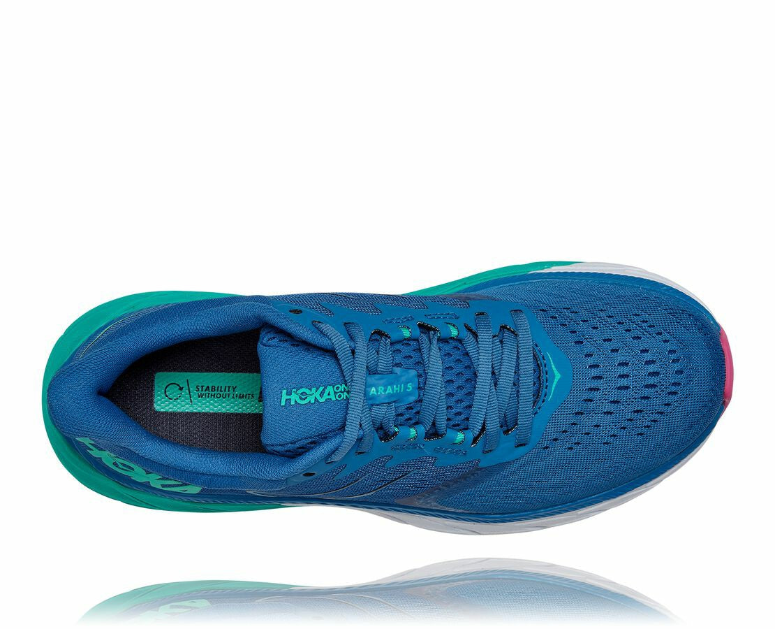 HOKA Vallarta Blue / Atlantis - Women's Arahi 5