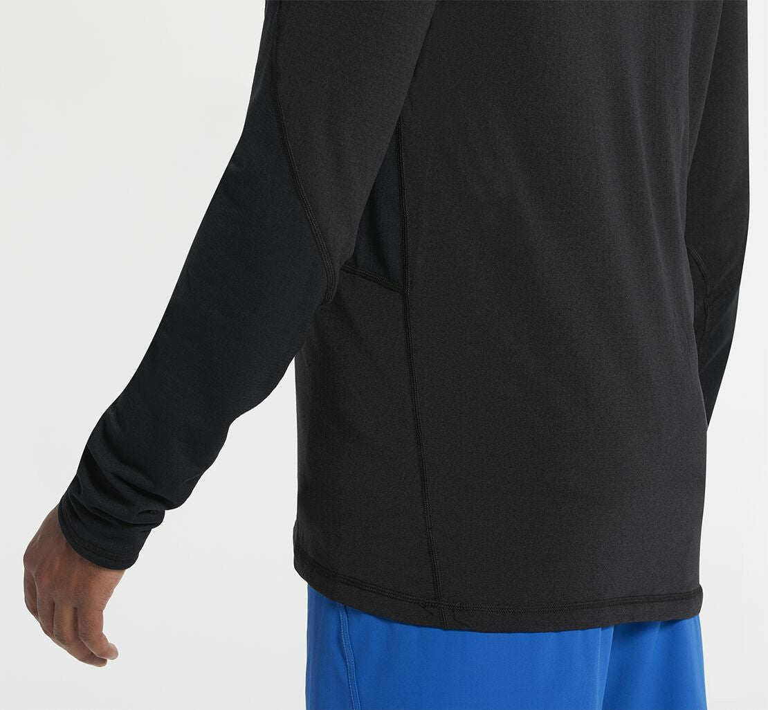 HOKA Black - Men's 1/2 Zip Midlayer