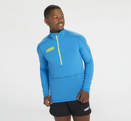 HOKA Diva Blue - Men's 1/2 Zip Midlayer