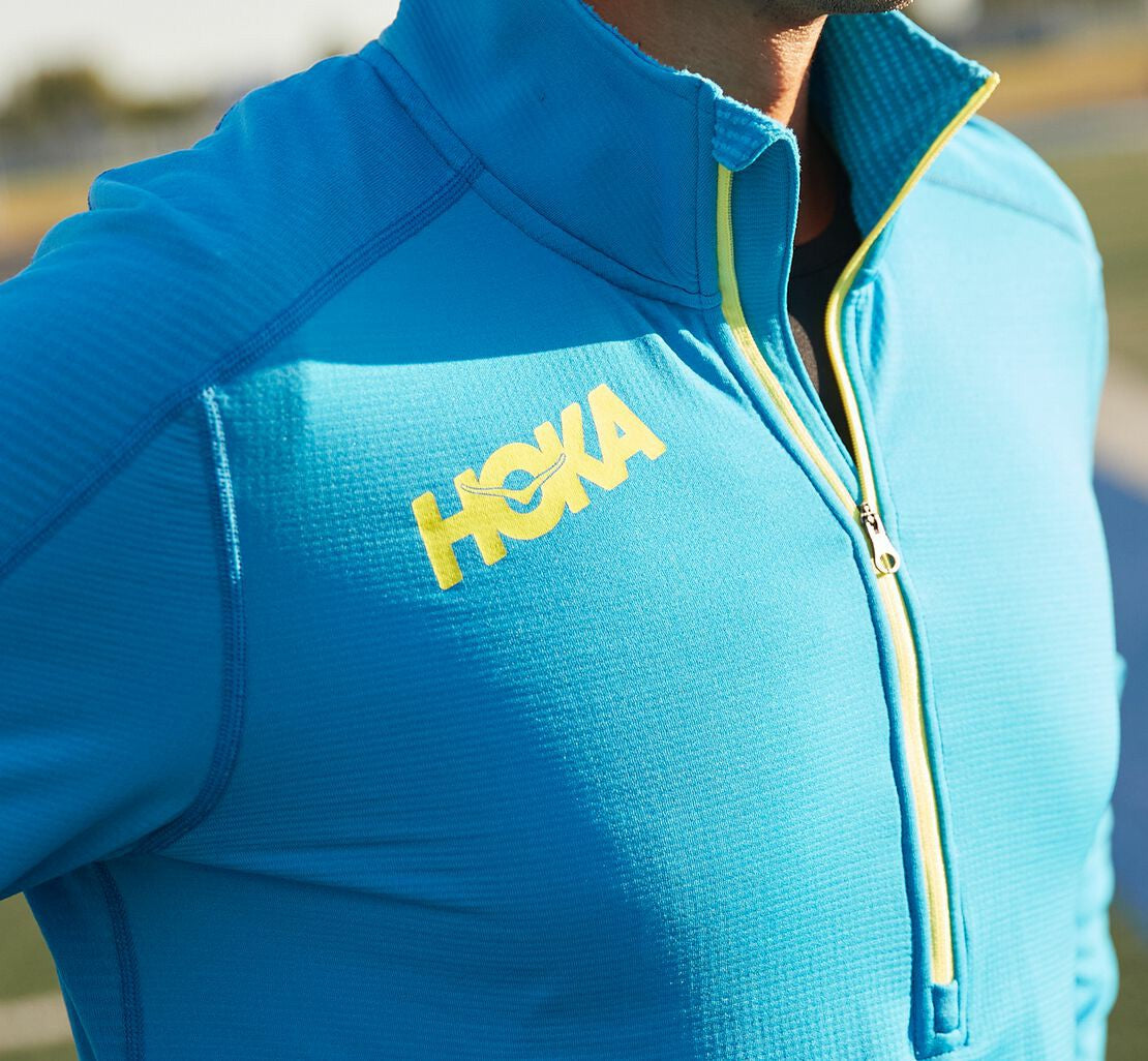 HOKA Diva Blue - Men's 1/2 Zip Midlayer