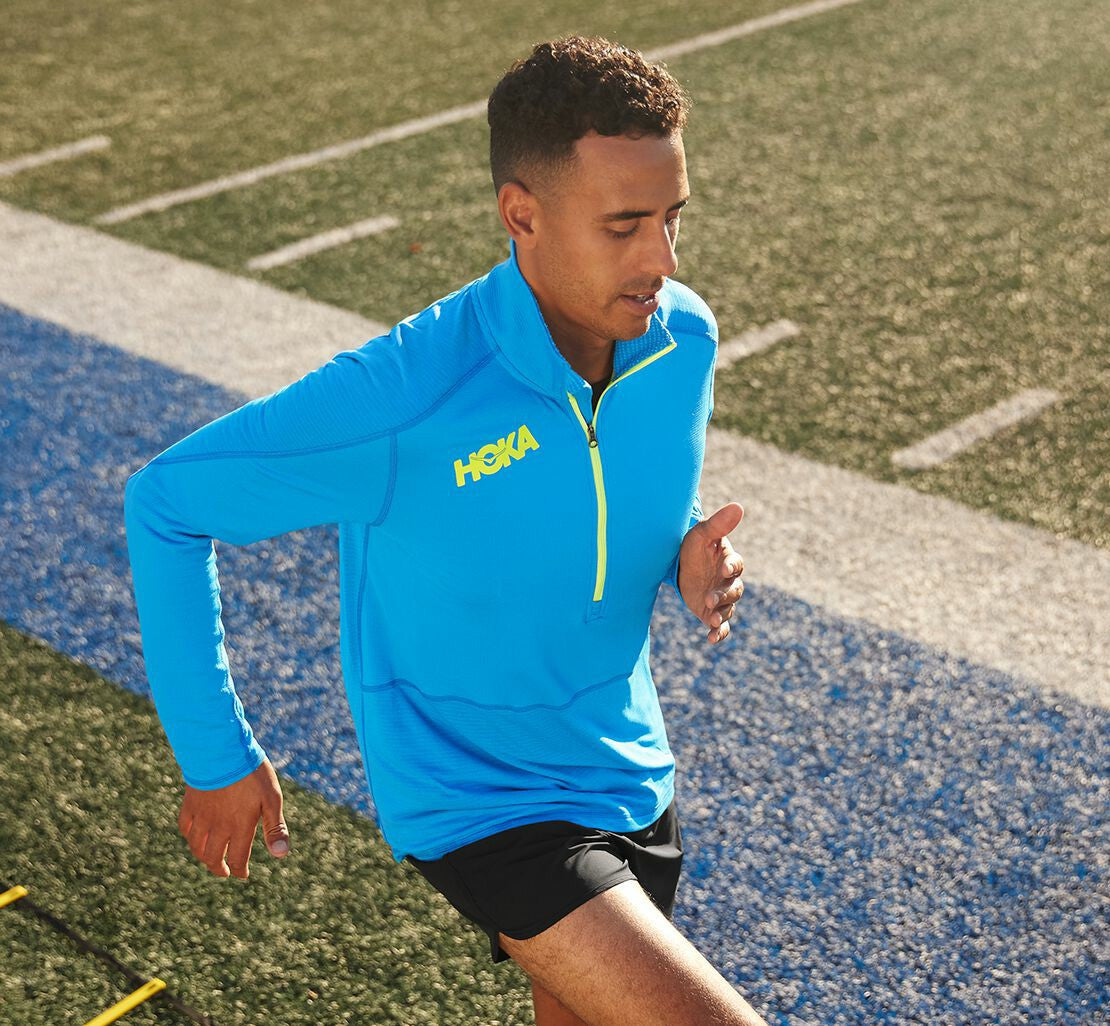 HOKA Diva Blue - Men's 1/2 Zip Midlayer