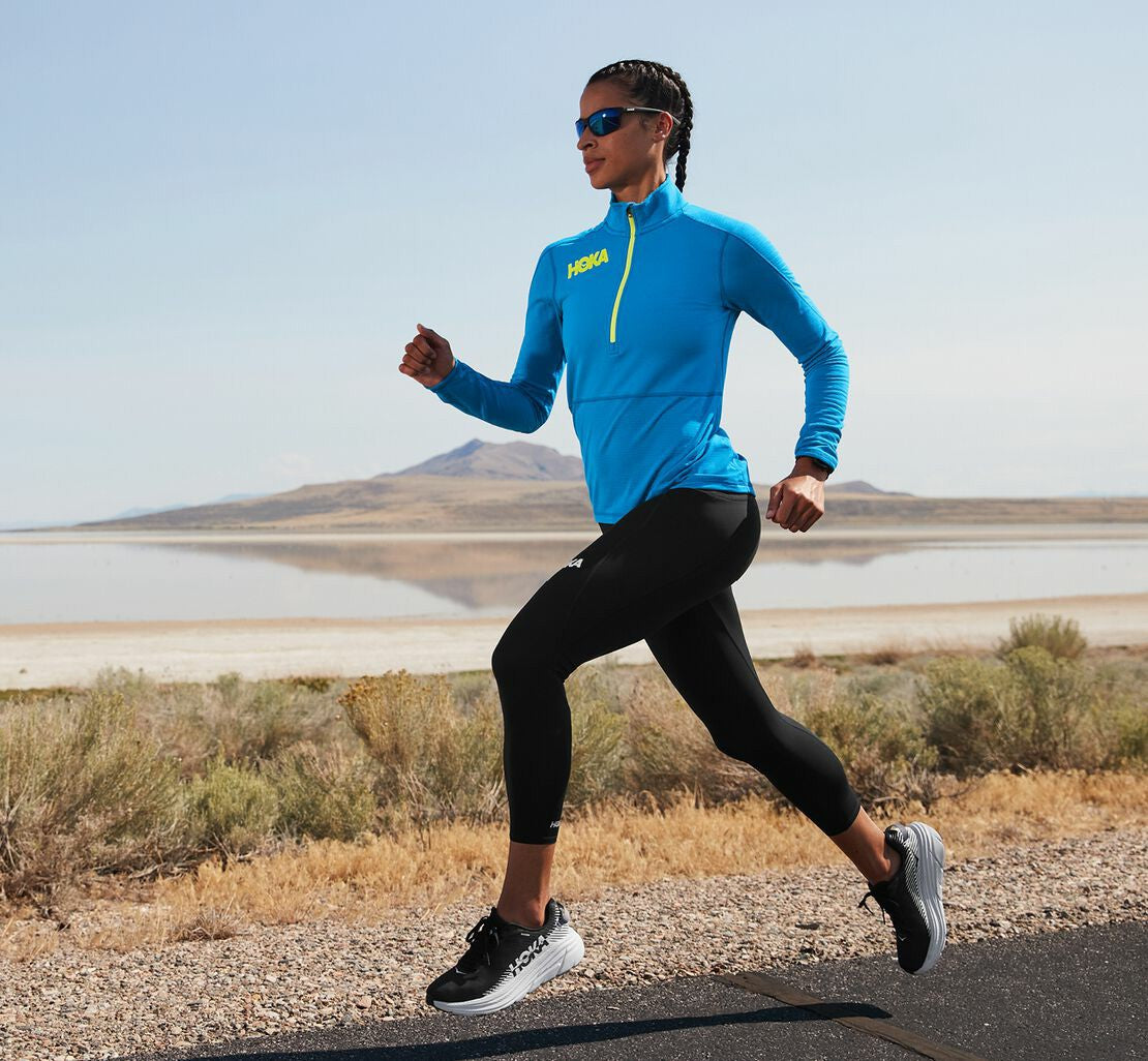 HOKA Diva Blue - Women's 1/2 Zip Midlayer